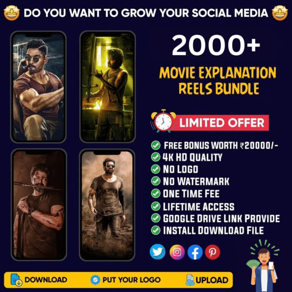 2000+ Movie Explanation Reels Bundle