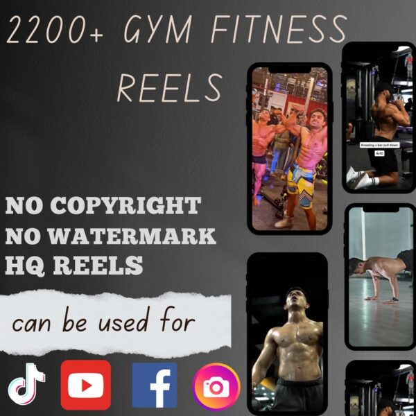 2200+ GYM & Fitness Reels Bundle
