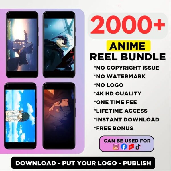Mega Anime Edits Reel Bundle