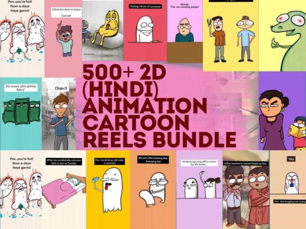 500+ 2D ANIMATION REELS